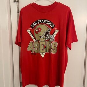 San Francisco 49ers Red Short Sleeve Tee